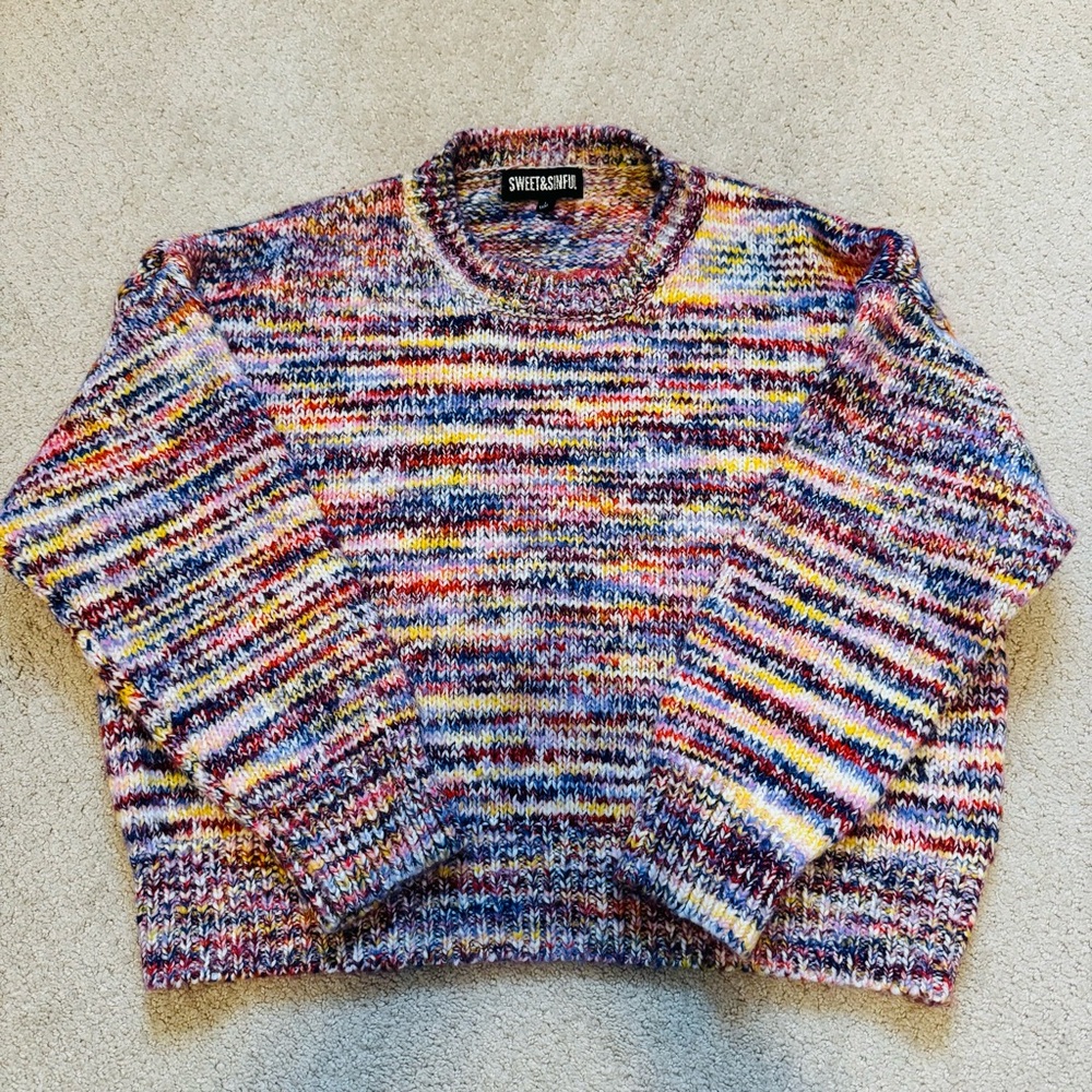 Sweet & Sinful Multicolour Sweater